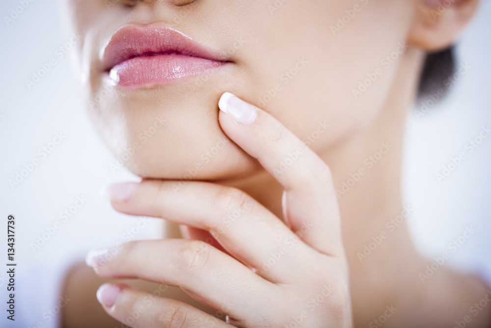 Obraz premium Woman's Sensual Mouth