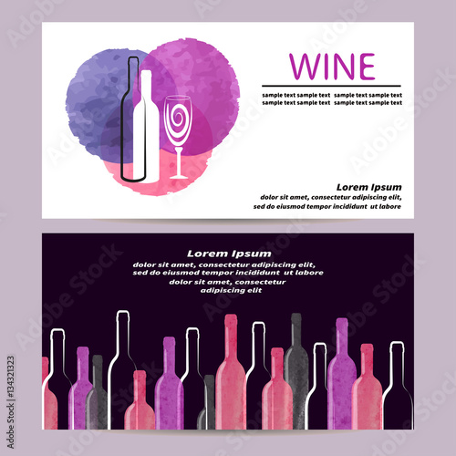 Watercolor Wine business ca...