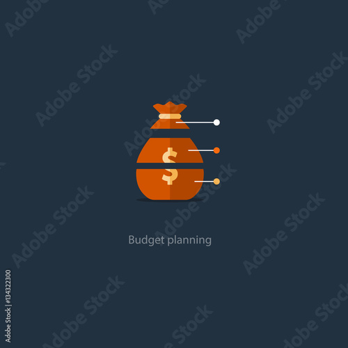 Budget cut structure, investment plan, financial portfolio, money management
