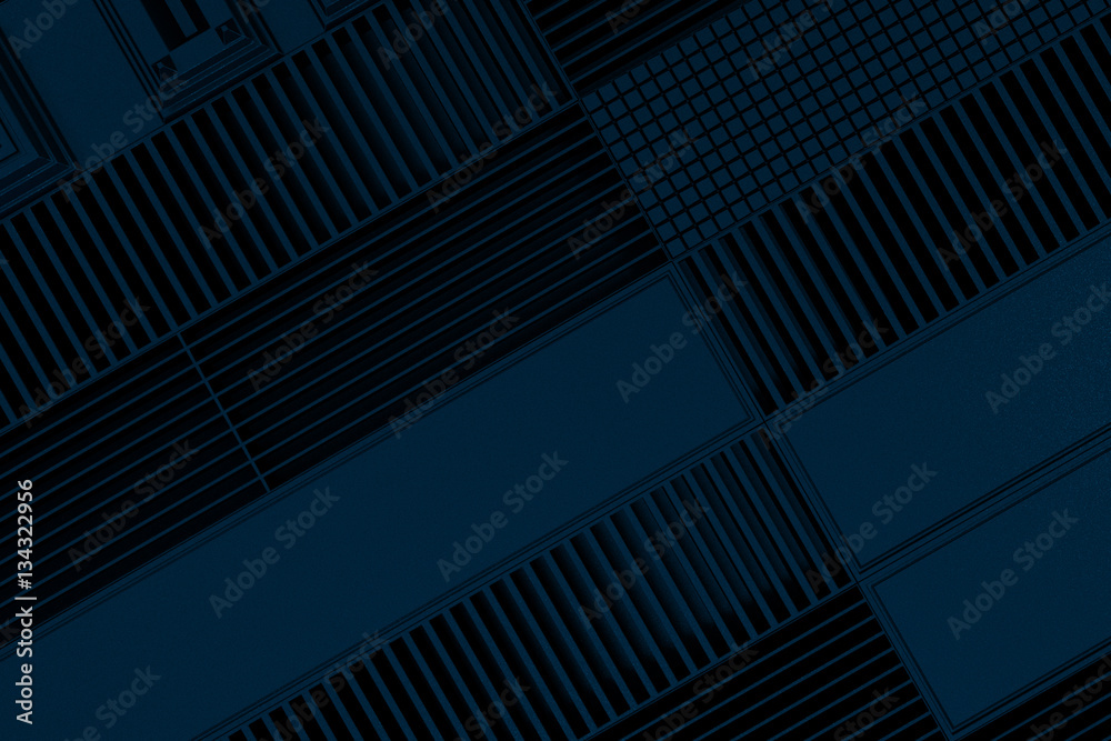 Futuristic technological or industrial background made from metal Stock