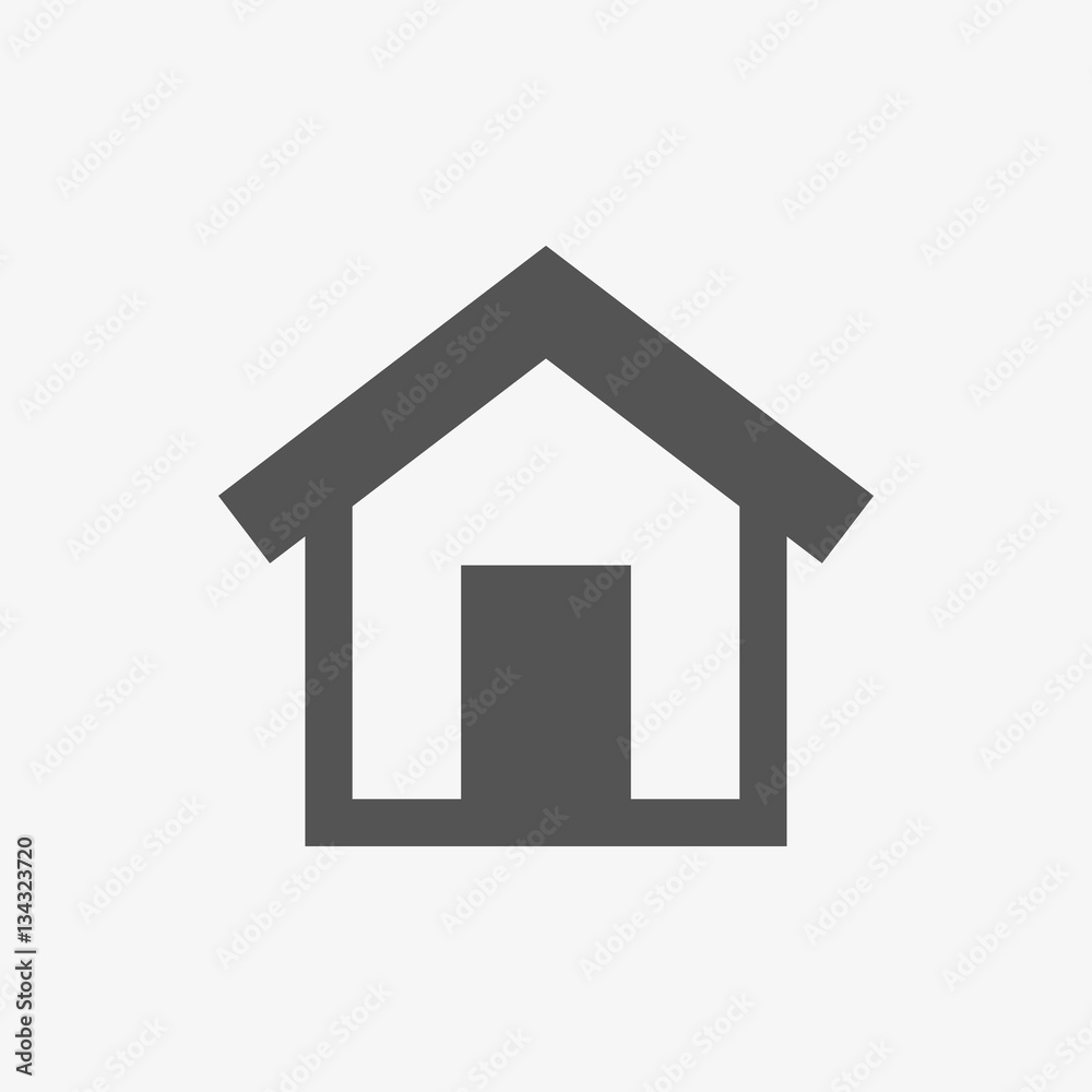 home icon stock vector illustration flat design home icon stock vector illustration flat design