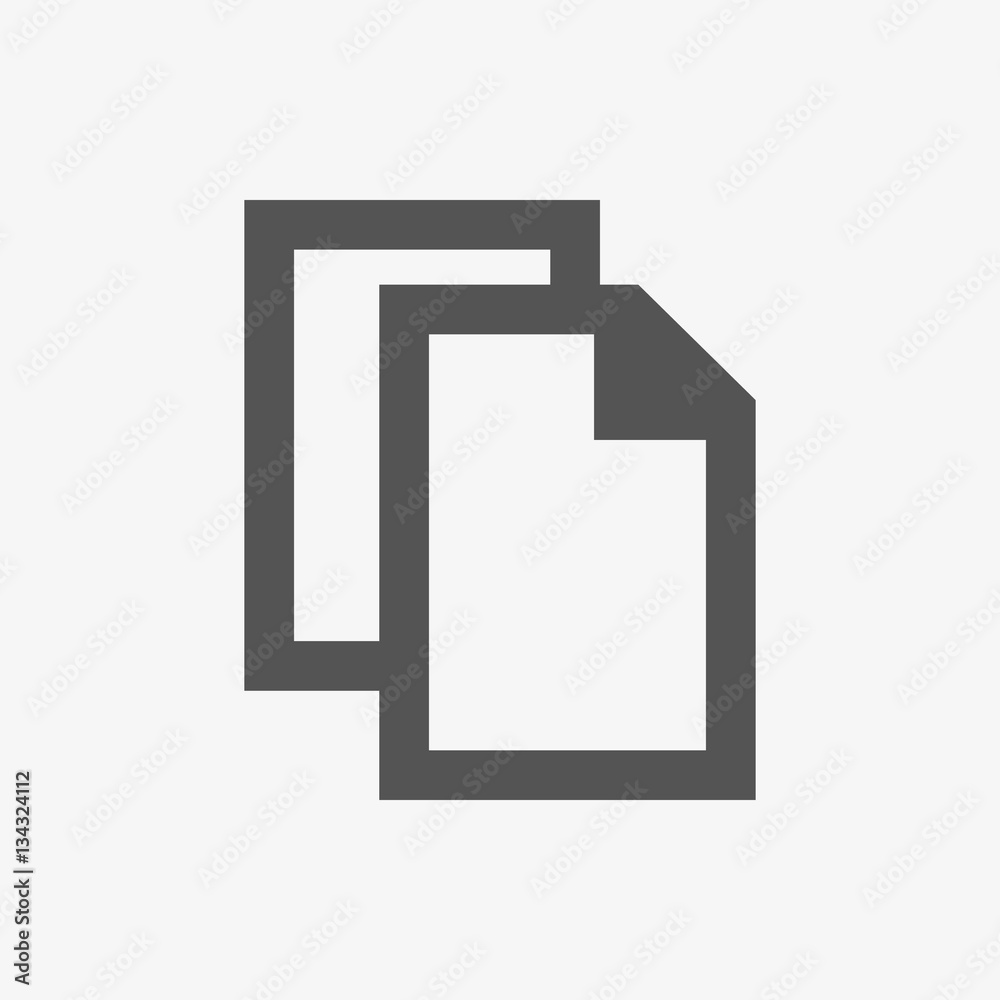 copy icon stock vector illustration flat design copy icon stock vector illustration flat design