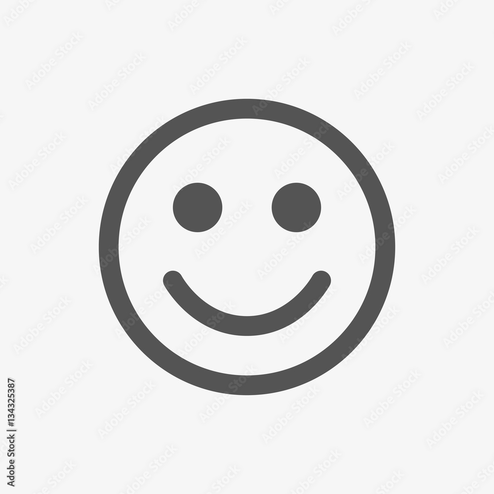 Smile icon stock vector illustration flat design Smile icon stock vector illustration flat design