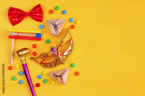 Purim celebration concept (jewish carnival holiday)