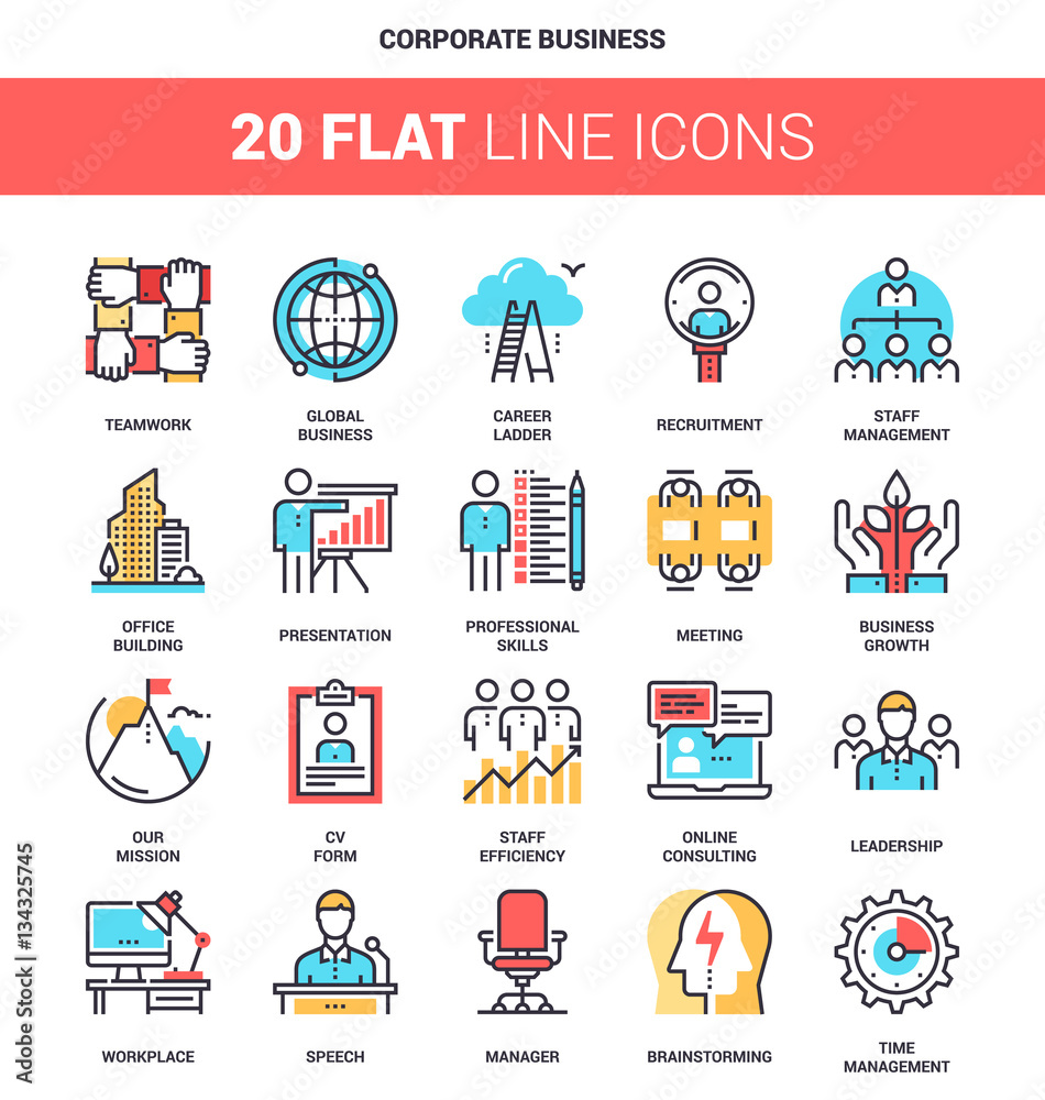 Corporate Business Icons Corporate Business Icons