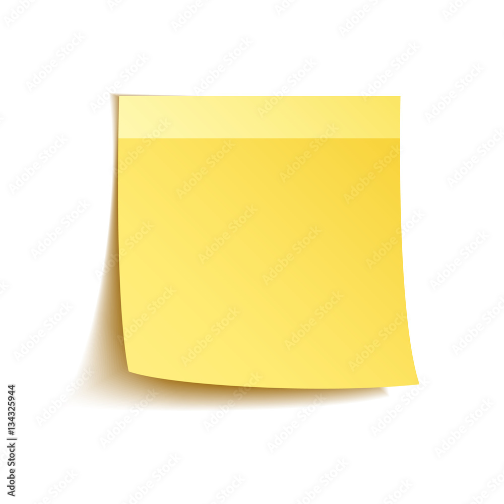 Sticky notes on white Sticky notes on white