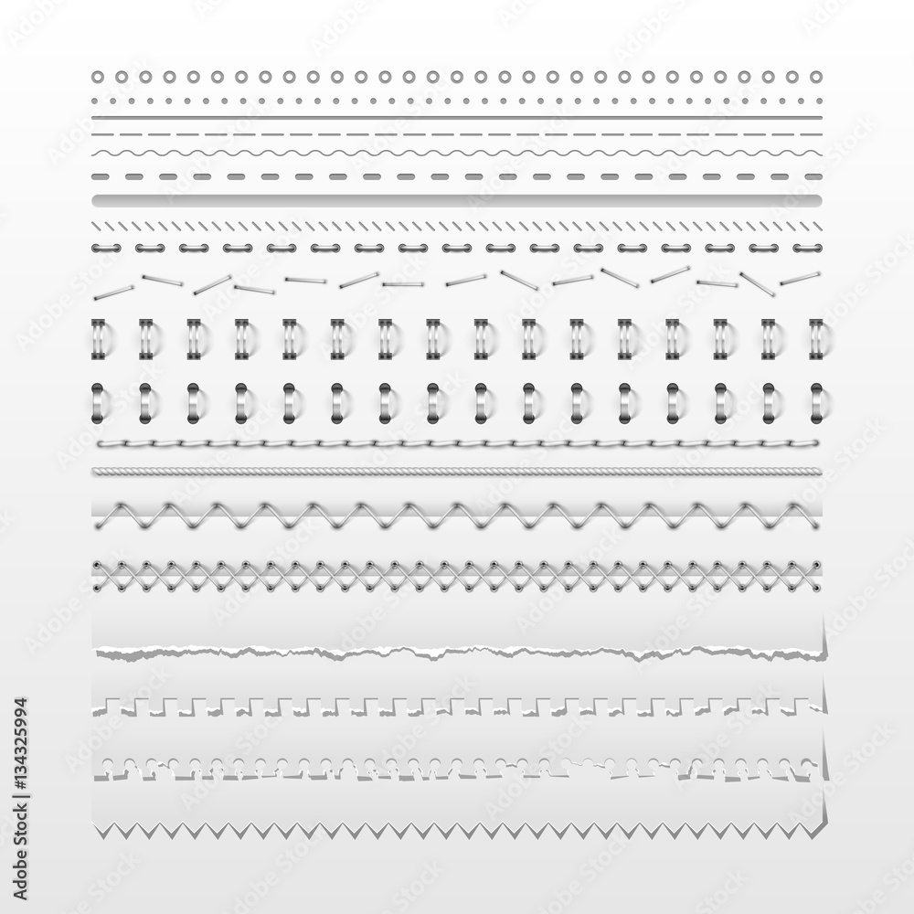 Stitches and dividers Stitches and dividers