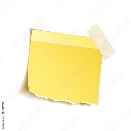 Sticky notes on white