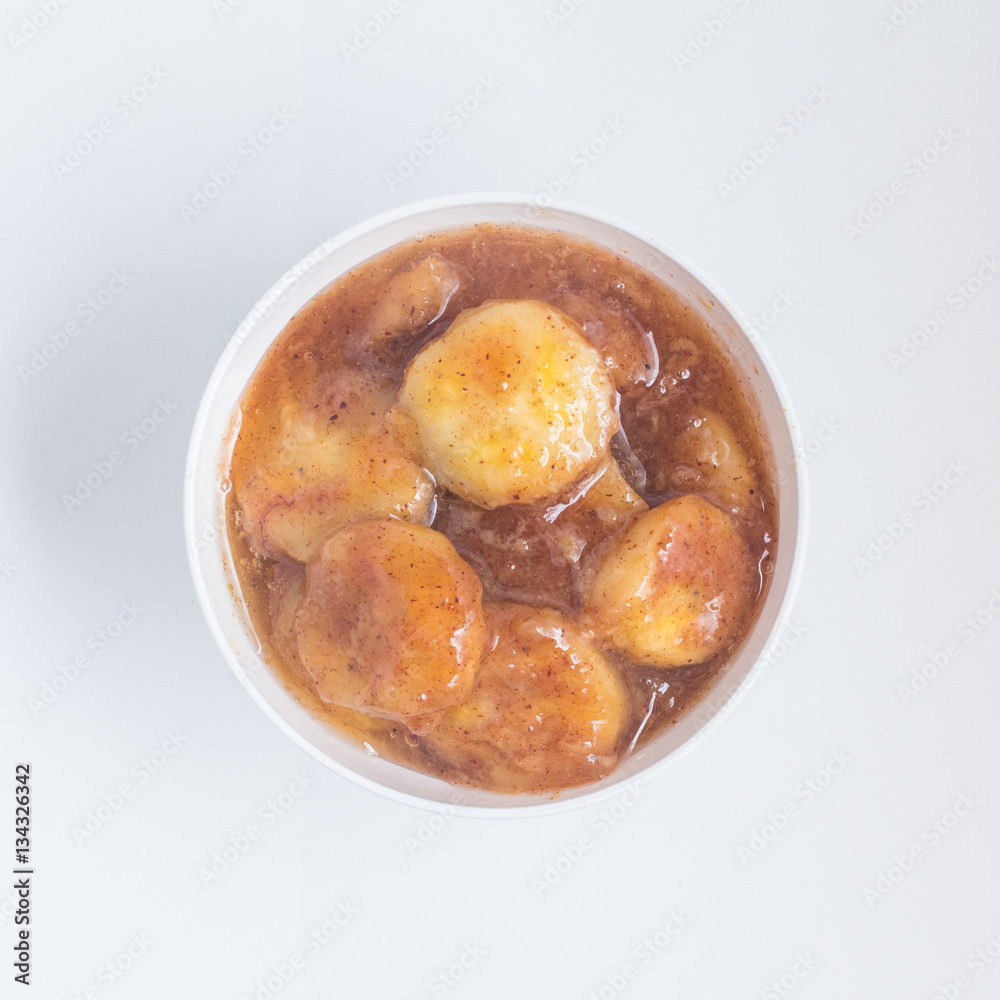 Dessert of Banana Candy