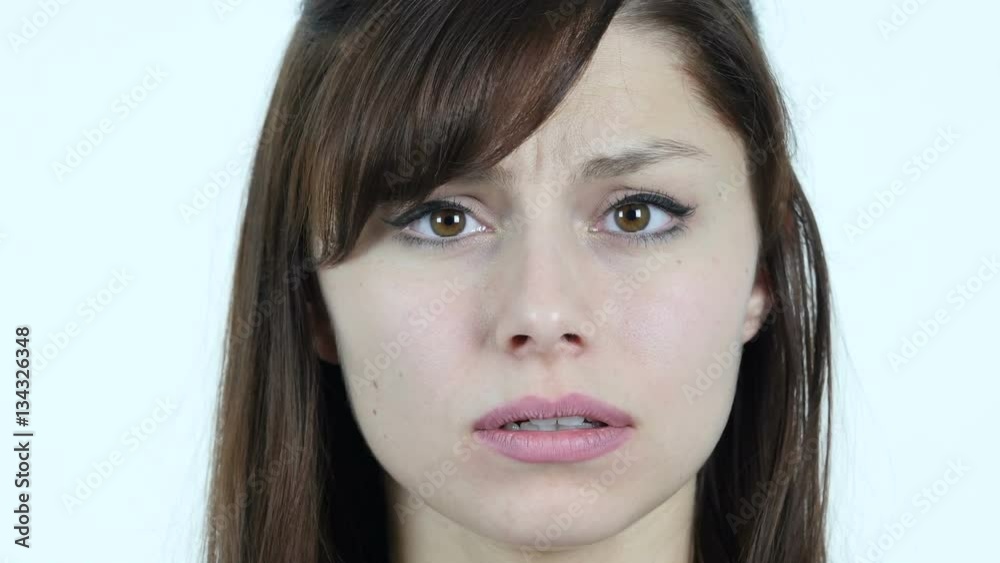 Close Up of Girl Face in Shock Close Up of Girl Face in Shock
