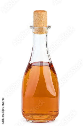 Bottle with apple vinegar