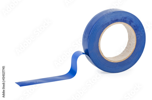 Konstfotografi Blue insulation tape