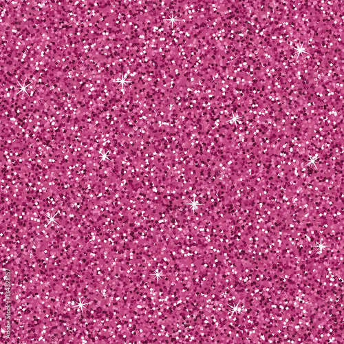 Seamless magenta pink glitter texture. Shimmer background.
