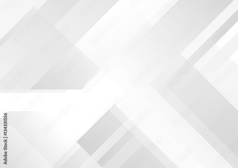 Abstract grey and white tech geometric background Abstract grey and white tech geometric background