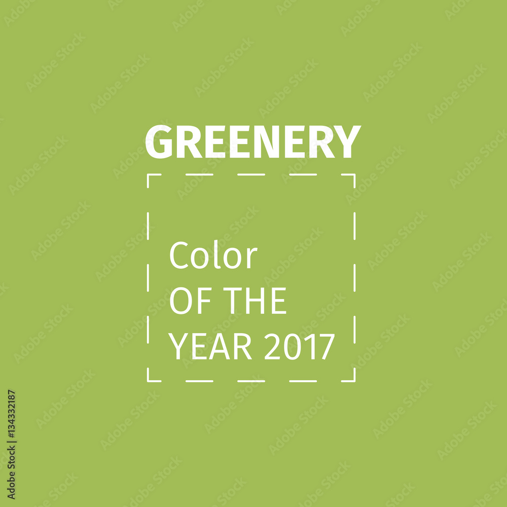 Color of the year 2017. Greenery beautiful trendy background. Vector illustration Color of the year 2017. Greenery beautiful trendy background. Vector illustration