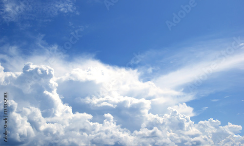 Sky white clouds background