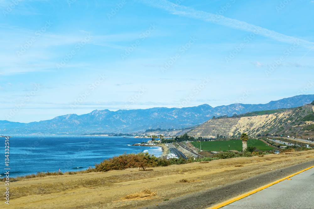 Pacific Coast Highway shoreline