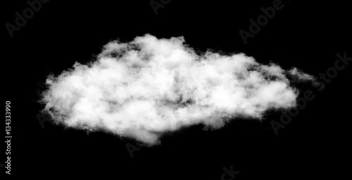 White clouds on a black background