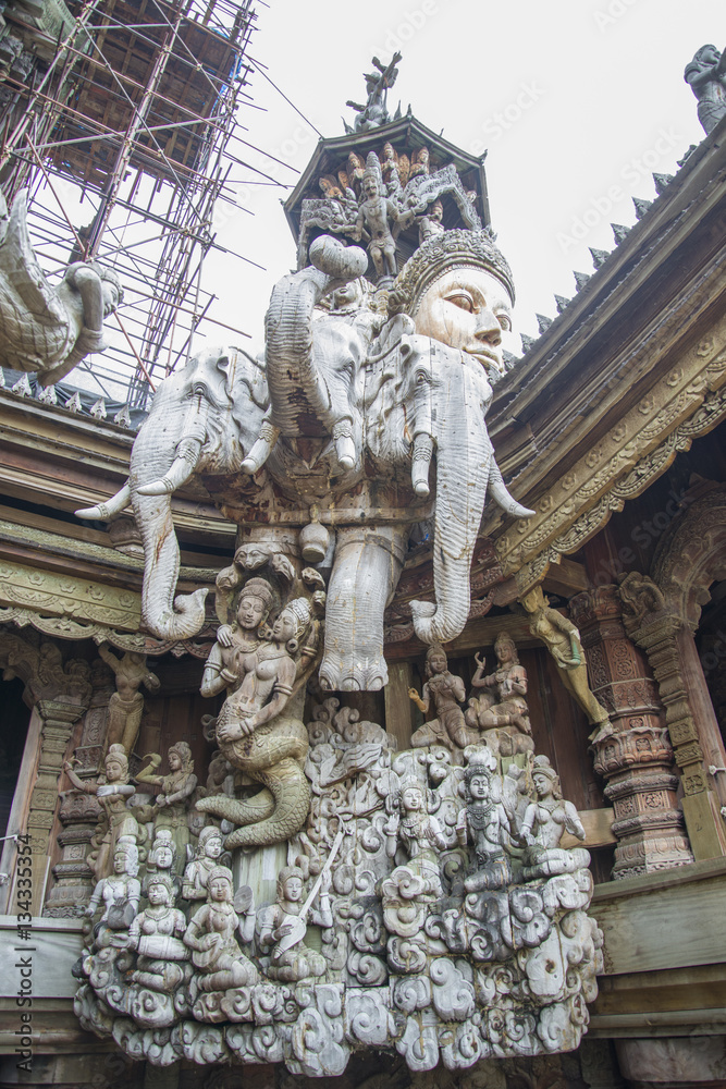 Obraz premium September 14, 2014. The True temple is a unique temple completel