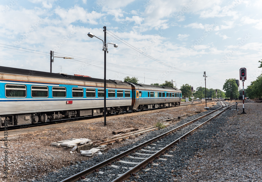 Obraz premium Express diesel railcar.