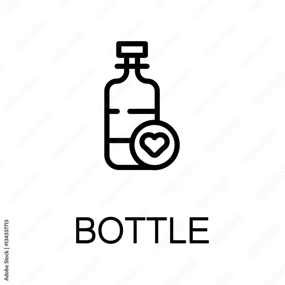 Bottle flat icon