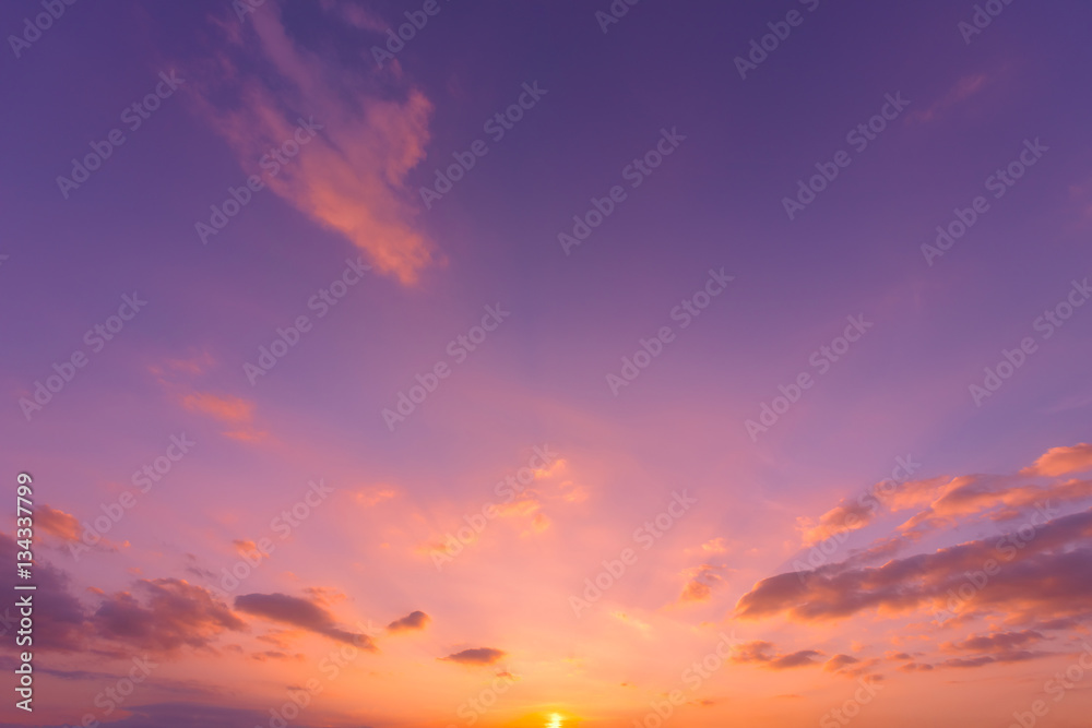 Fototapeta premium sunset sky background