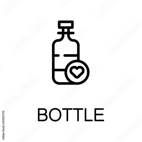Bottle flat icon