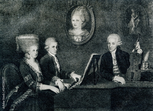 The Mozart family portrait: Maria Anna (