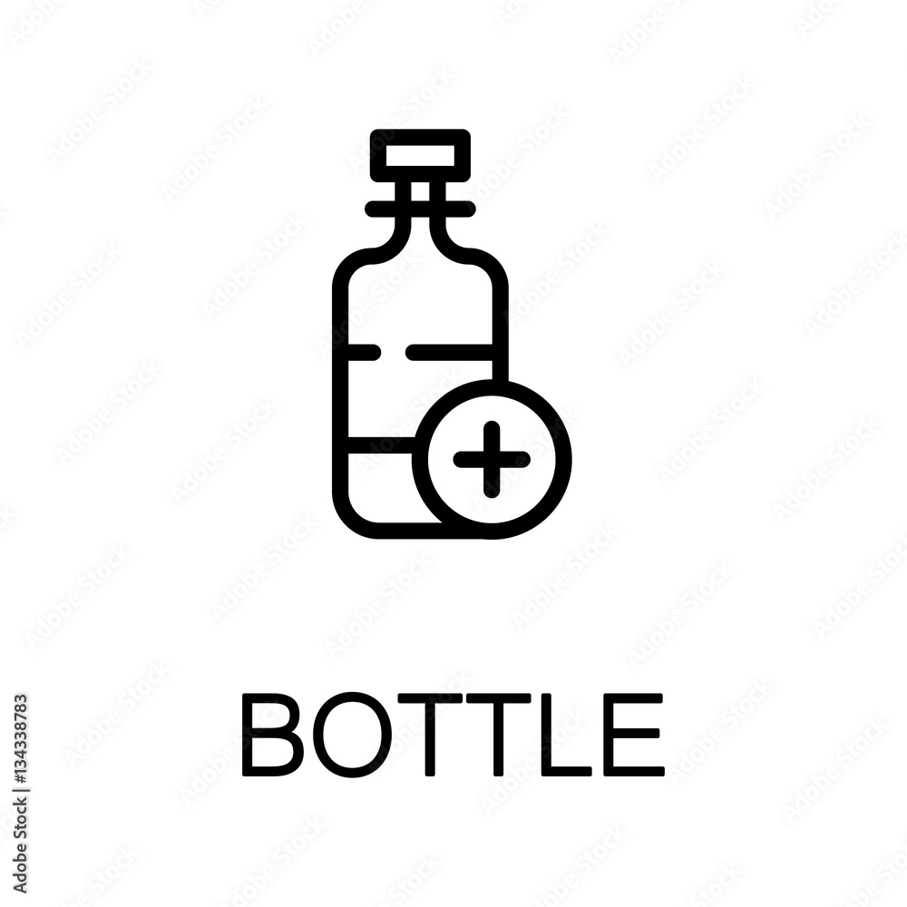 Bottle flat icon