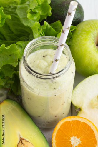 Green Smoothies - top view