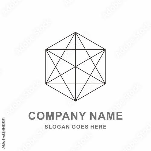 Geometric Circular Triangle Hexagon Star Jewelry Fashion Accessories Business Company Stock Vector Logo Design Template