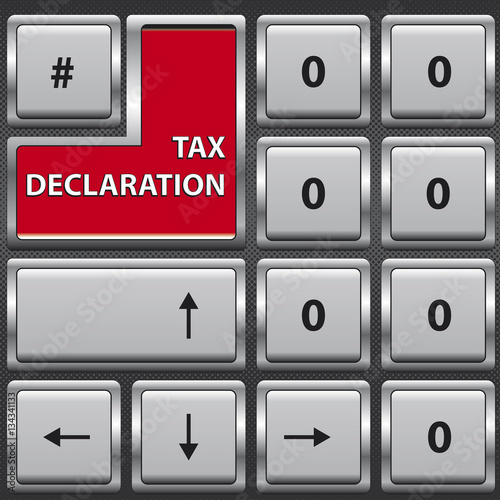 Tastatur Tax declaration