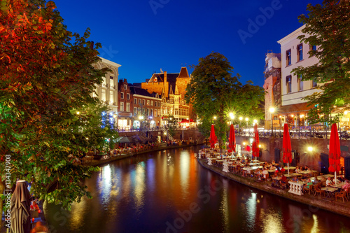 Utrecht. The city's main channel.