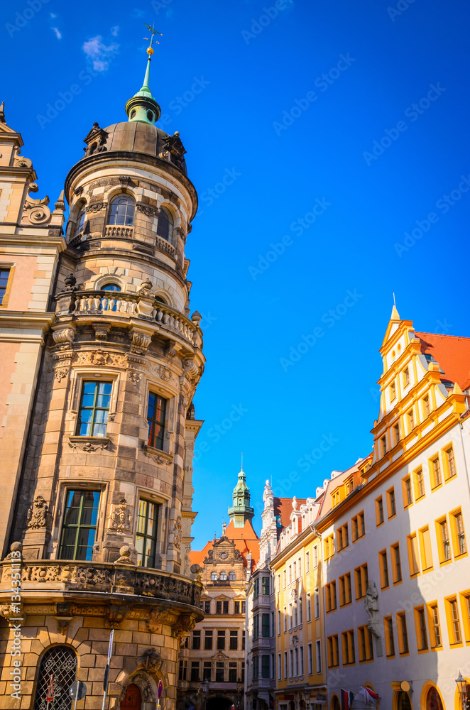 Fototapeta premium Architecture of old Dresden, Saxony, Germany