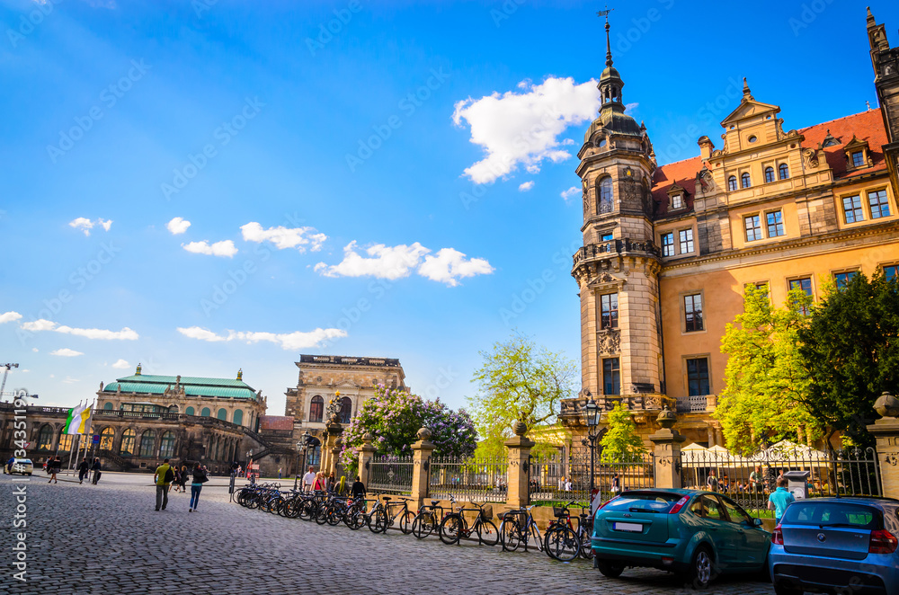 Naklejka premium Architecture of old Dresden, Saxony, Germany