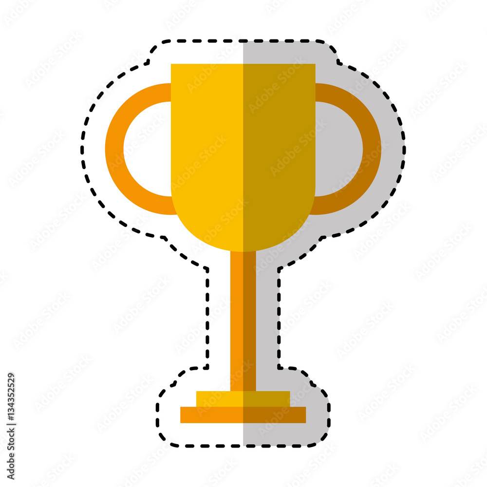 trophy cup isolated icon vector illustration design trophy cup isolated icon vector illustration design