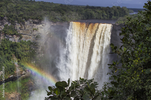 Kaieteur Falls located in Guyana  Potaro River  South America 