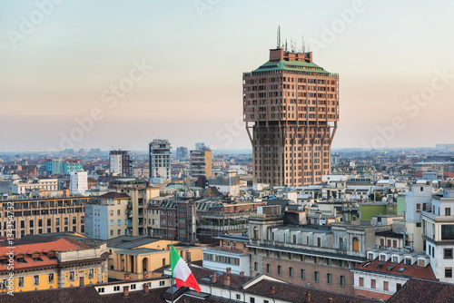 Cityscape Milan, Italy photo