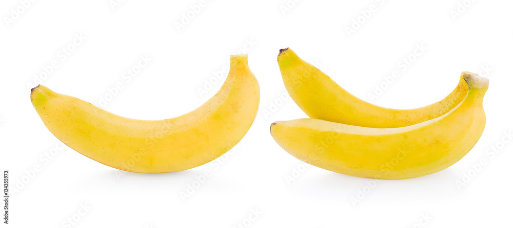 banana isolated on white background
