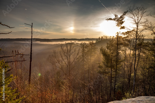 Sunrise in Red River Gorge