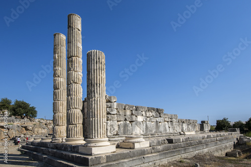 Columns in Letoon ancient city, Mugla