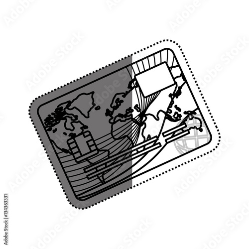 Bank credit card icon vector illustration graphic design