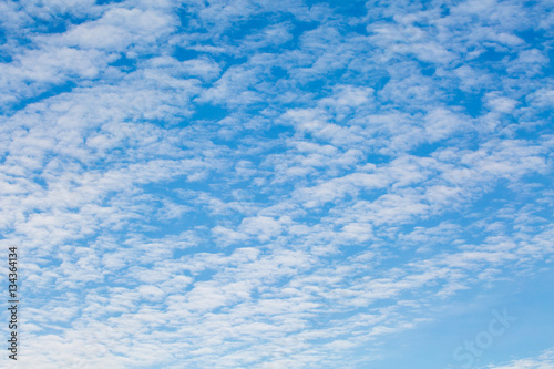 The vast blue sky and clouds sky