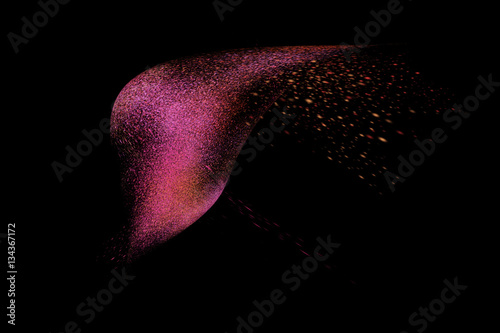 Abstract dust design for use as background