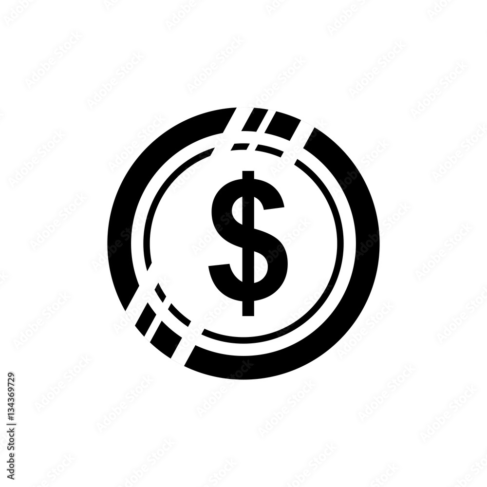 Coin money isolated icon vector illustration graphic design Coin money isolated icon vector illustration graphic design