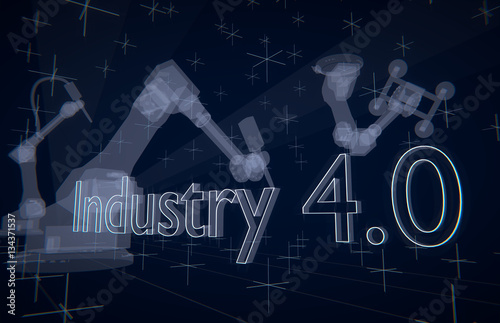 Industry 4.0 transparent robots