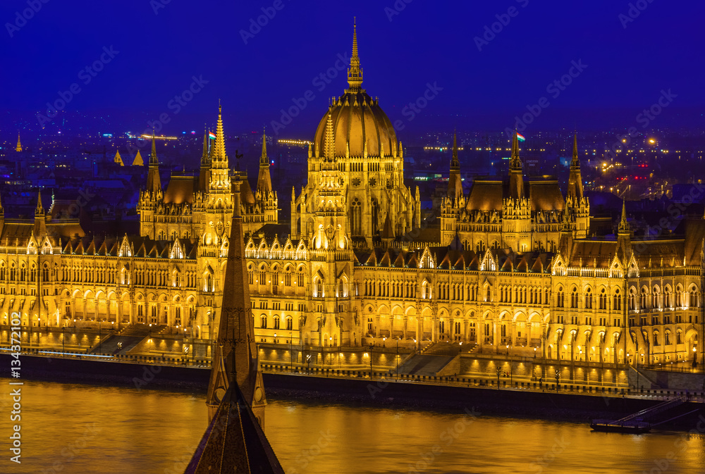 Fototapeta premium Parliament in Budapest Hungary