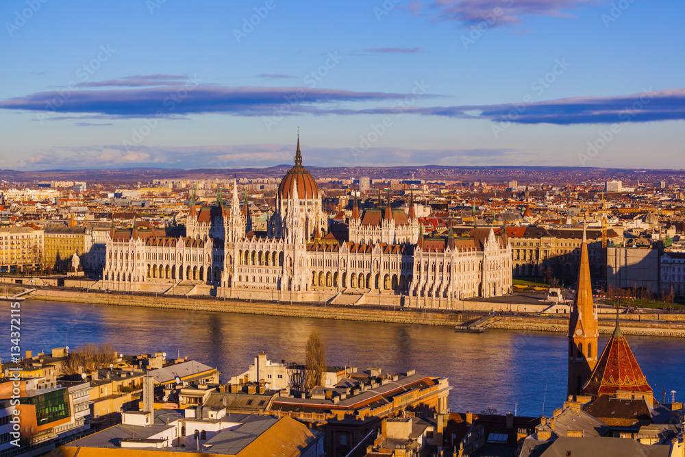 Fototapeta premium Parliament in Budapest Hungary