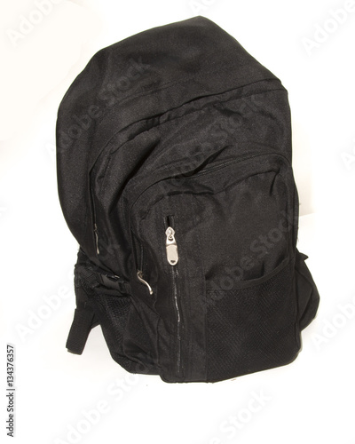 Black Cloth Backpack