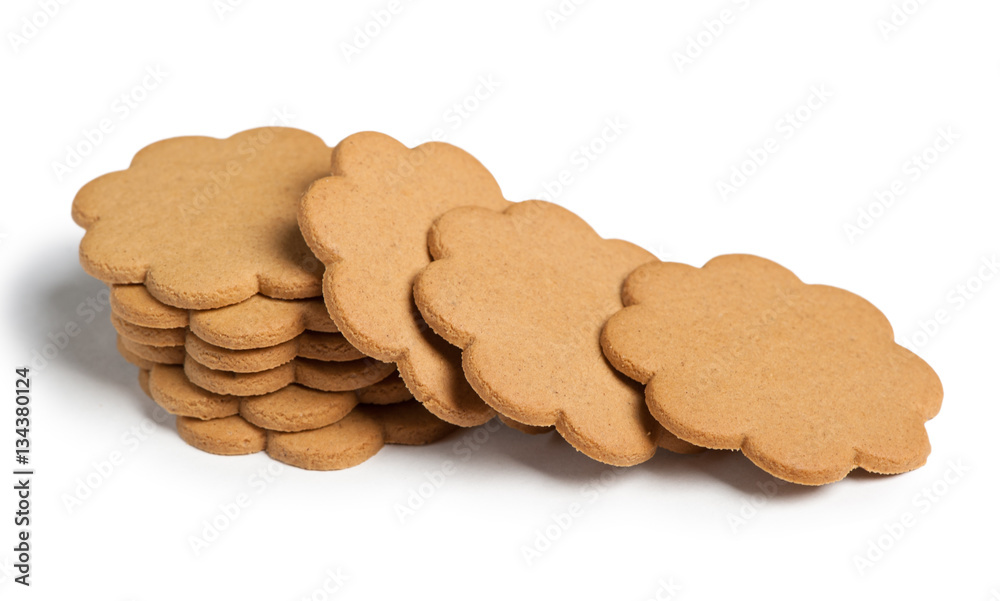 Gingerbread cookies isolated Gingerbread cookies isolated